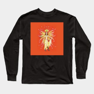 Angel Saffron - Reiki Sun Angel Long Sleeve T-Shirt